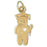 14k Yellow Gold Teddy Bear Charm