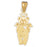 14k Yellow Gold Teddy Bear Charm