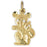 14k Yellow Gold Koala Bear Charm