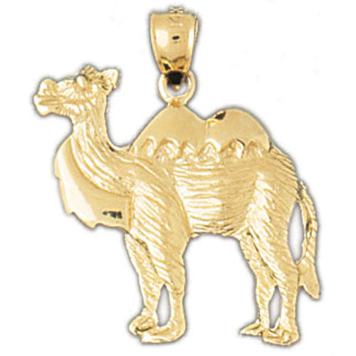 14k Yellow Gold Camel Charm