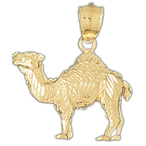 14k Yellow Gold Camel Charm