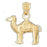 14k Yellow Gold Camel Charm