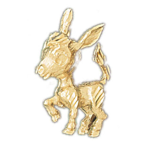 14k Yellow Gold Camel Charm