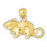 14k Yellow Gold Mouse Charm