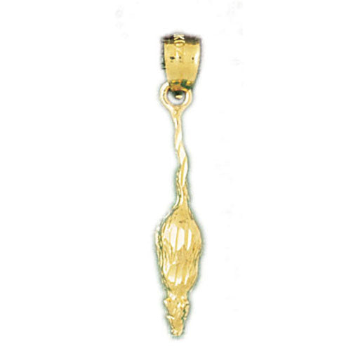 14k Yellow Gold Rat Charm — Dazzlers Inc