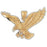 14k Yellow Gold Eagle Charm