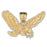 14k Yellow Gold Eagle Charm