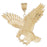 14k Yellow Gold Eagle Charm