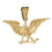 14k Yellow Gold Eagle Charm