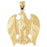 14k Yellow Gold Eagle Charm