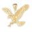 14k Yellow Gold Eagle Charm