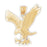 14k Yellow Gold Eagle Charm