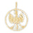 14k Yellow Gold Eagle Charm