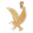 14k Yellow Gold Eagle Charm