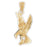 14k Yellow Gold Eagle Charm