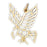 14k Yellow Gold Eagle Charm