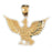 14k Yellow Gold Eagle Charm