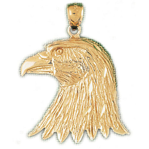 14k Yellow Gold Eagle Charm