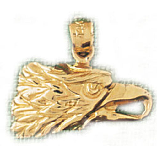 14k Yellow Gold Eagle Charm