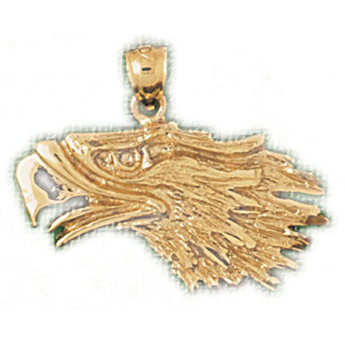 14k Yellow Gold Eagle Charm