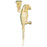 14k Yellow Gold 3-D Parrot Charm