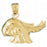 14k Yellow Gold Cockateel Bird Charm