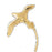 14k Yellow Gold Bermuda Longtail Charm