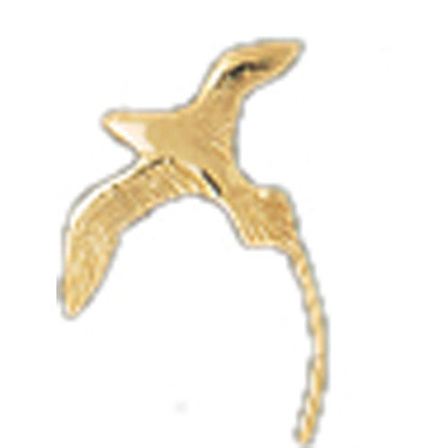 14k Yellow Gold Bermuda Longtail Charm