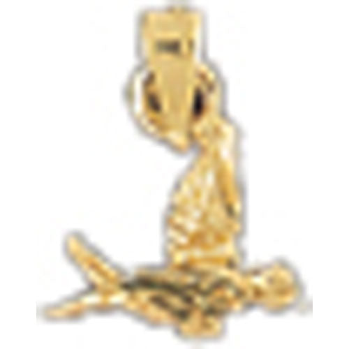 14k Yellow Gold Bird Charm