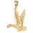 14k Yellow Gold Bird Charm