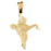 14k Yellow Gold Bird Charm