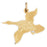 14k Yellow Gold Bird Charm