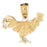 14k Yellow Gold Fowl Charm