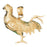 14k Yellow Gold Fowl Charm