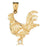 14k Yellow Gold Fowl Charm