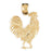 14k Yellow Gold Fowl Charm