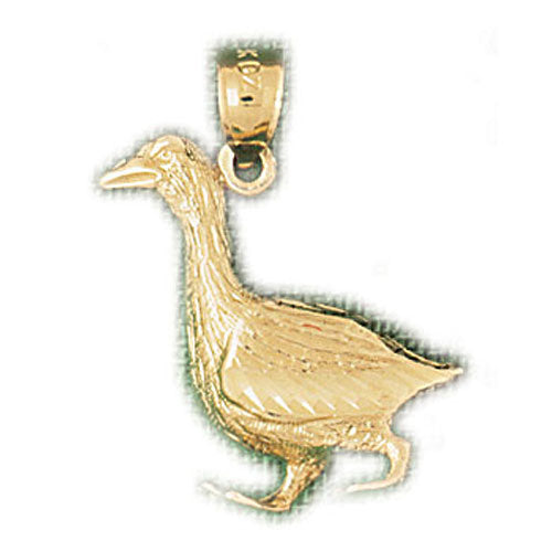 14k Yellow Gold Ducks Charm