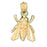 14k Yellow Gold Bee Charm