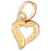 14k Yellow Gold Heart Charm