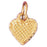 14k Yellow Gold Heart Charm