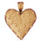 14k Yellow Gold Heart Charm