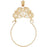 14k Yellow Gold Misc. Charm Holder Charm