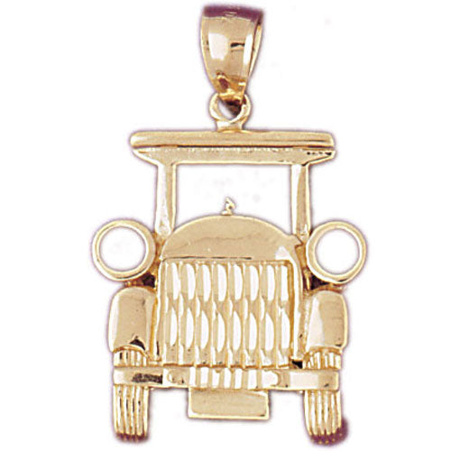 14k Yellow Gold Buggy Car Charm