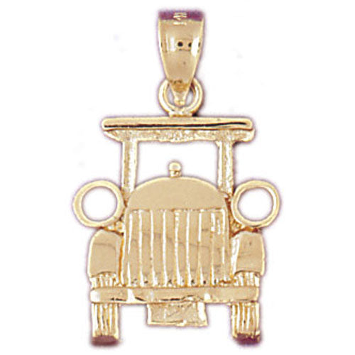 14k Yellow Gold Buggy Car Charm