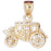 14k Yellow Gold Car Charm