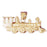 14k Yellow Gold 3-D Train Engine Locomotive Charm