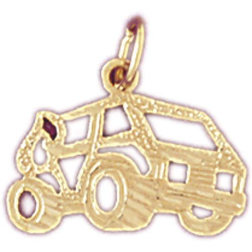 14k Yellow Gold Off road Vehicle Charm