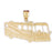 14k Yellow Gold RV Recreational Vehicle Charm