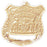 14k Yellow Gold New York Police Charm