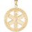 14k Yellow Gold Medical Alert Cadeusus Charm